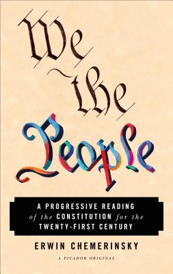 We The People book cover, featuring the font from the US constitution
